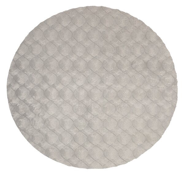 Obsession , Kusový koberec Diamond Cut 800 Grey kruh, 120x120 (priemer) kruh, šedá, obývacia izba