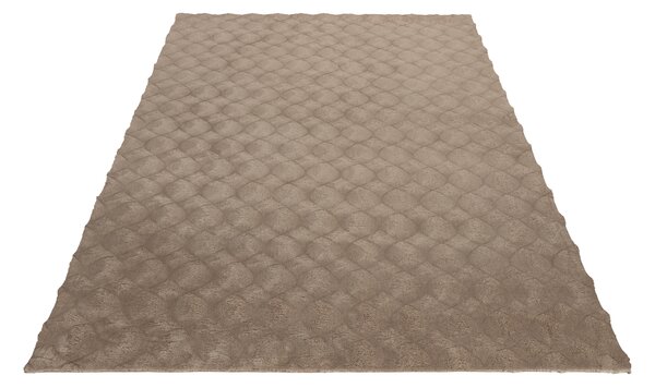 Obsession , Kusový koberec Diamond Cut 800 Taupe, 80x150, hnedá, obývacia izba