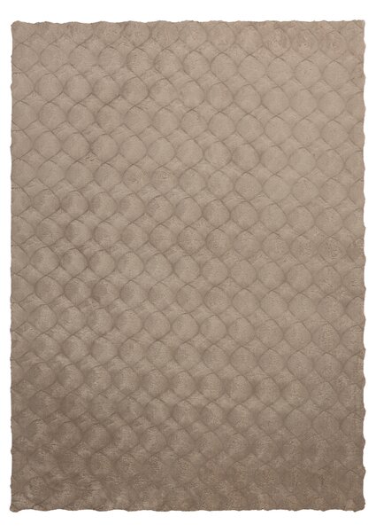 Obsession , Kusový koberec Diamond Cut 800 Taupe, 80x150, hnedá, obývacia izba