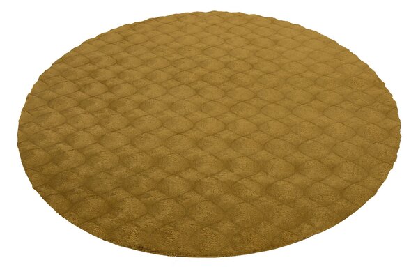 Obsession , Kusový koberec Diamond Cut 800 Honey kruh, 120x120 (priemer) kruh, hnedá, obývacia izba