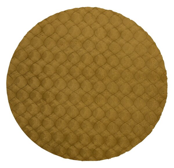 Obsession , Kusový koberec Diamond Cut 800 Honey kruh, 120x120 (priemer) kruh, hnedá, obývacia izba