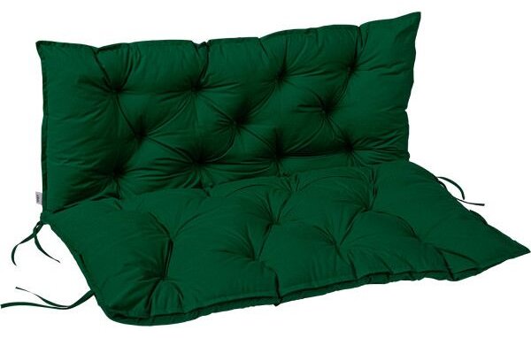 STILISTA polstrovanie na lavicu, 98 x 100 x 8 cm, zelené