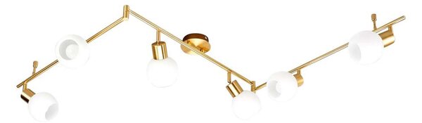 Lindby - Eleina 6 Stropné Lampa Brass - Lampemesteren