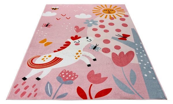 Obsession, Detský kusový koberec Magic Kids ML 101 Flho, 115 x160, ružová, detská izba