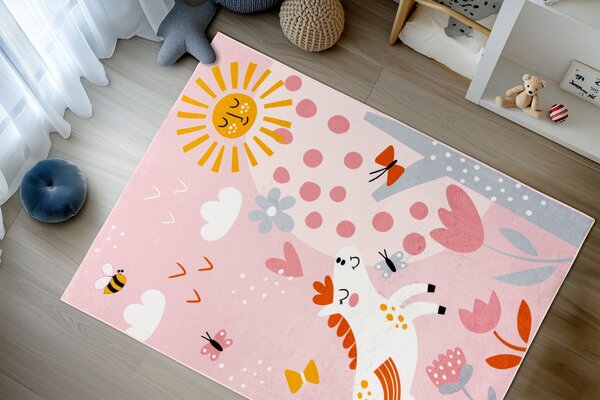 Obsession, Detský kusový koberec Magic Kids ML 101 Flho, 115 x160, ružová, detská izba