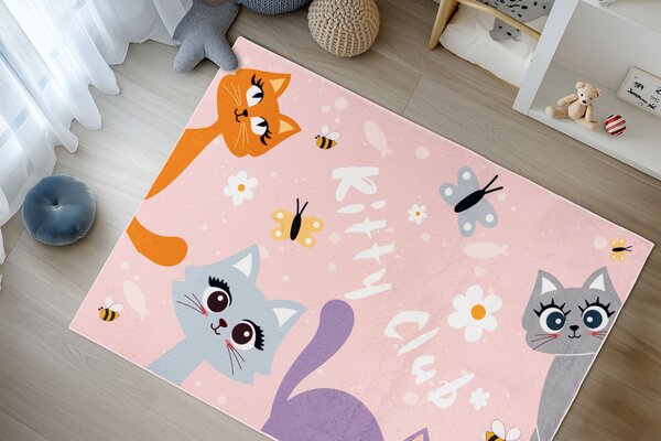 Obsession, Detský kusový koberec Magic Kids ML 104 Kicl, 115 x160, ružová, detská izba