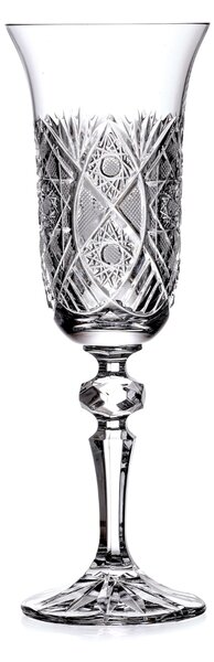 Bohemia Crystal Ručne brúsené poháre na šampanské Bratislava 150ml (set po 6ks)