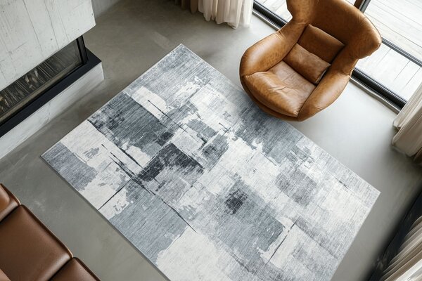 Obsession , Kusový koberec Posh 300 Grey, 80x150, šedá, chodba / predsieň