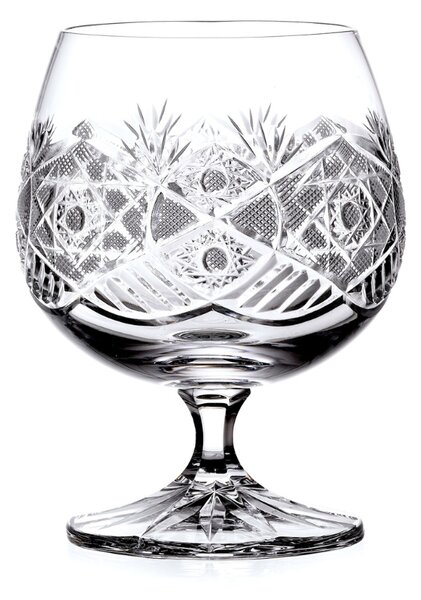 Bohemia Crystal Ručne brúsené poháre na brandy a koňak Bratislava 250ml (set po 6ks)