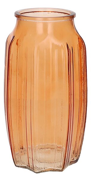 Sklenená váza SUKO 22cm oranžová