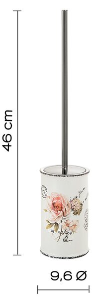 Gedy Gedy, CLOTHILDE WC kefa na postavenie, keramika, CI3302
