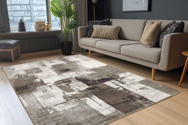 Obsession , Kusový koberec Posh 300 Taupe, 80x150, hnedá, chodba / predsieň