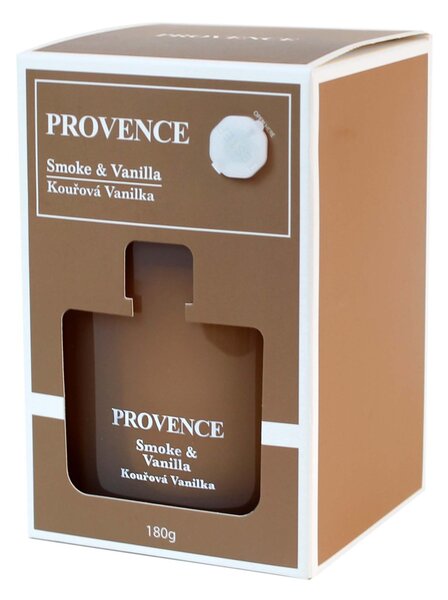 Vonná sviečka v skle PROVENCE 25 hodín smoke vanilla