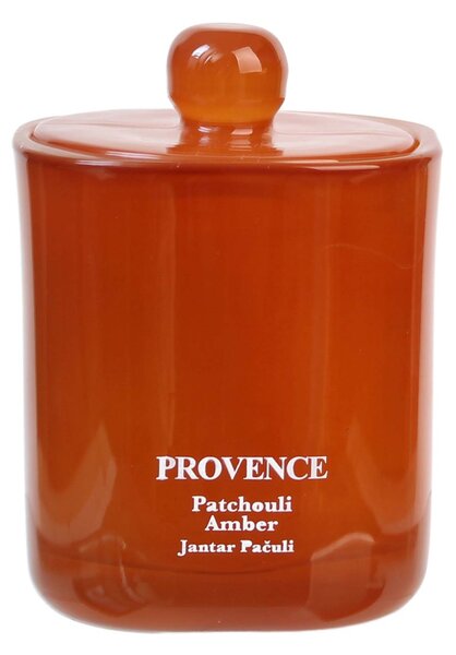 Vonná sviečka v skle PROVENCE 25 hodín pačuli jantár
