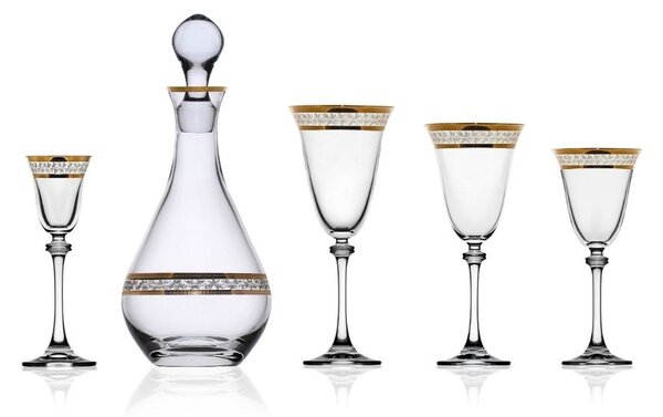 Bohemia Crystal poháre na víno Alexandra 250ml (set po 6ks)