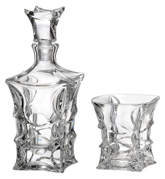 Bohemia Crystal whisky set X-Lady (1+6)