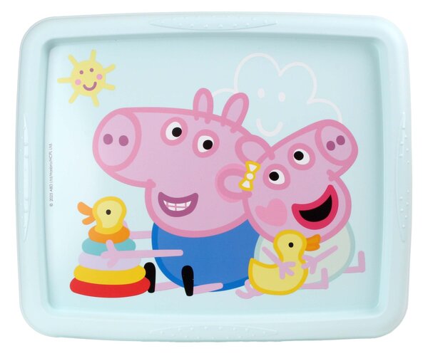 Plastový úložný box s vekom KEEEPER 24l Peppa Pig