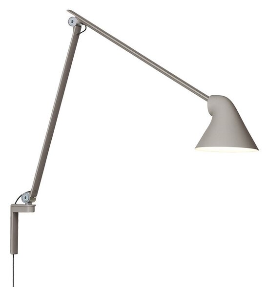 Louis Poulsen - NJP Nástenné Svietidlo Long Light Grey - Lampemesteren