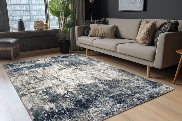 Obsession , Kusový koberec Posh 303 Blue, 80x150, modrá, chodba / predsieň
