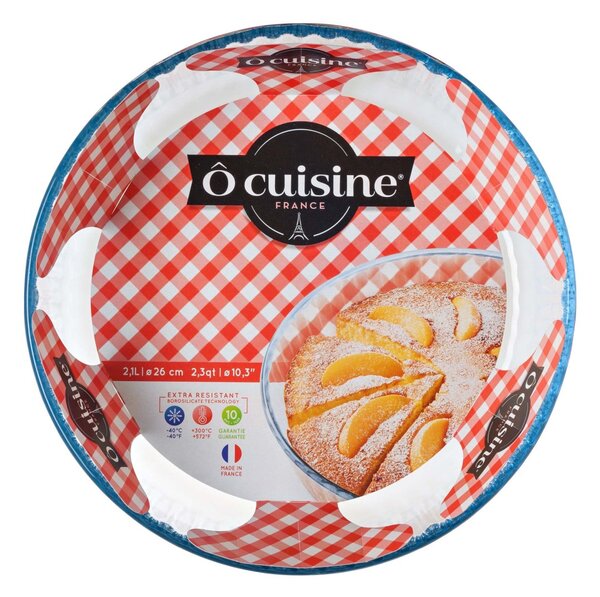 FORMA NA KOLÁČ PYREX 2,1 L, 26 × 6 cm, SKLO