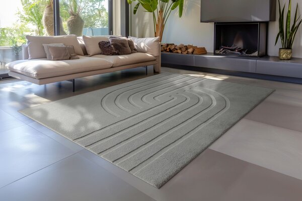 Obsession , Kusový koberec Zen Deluxe 700 Grey, 80x150, šedá, obývacia izba