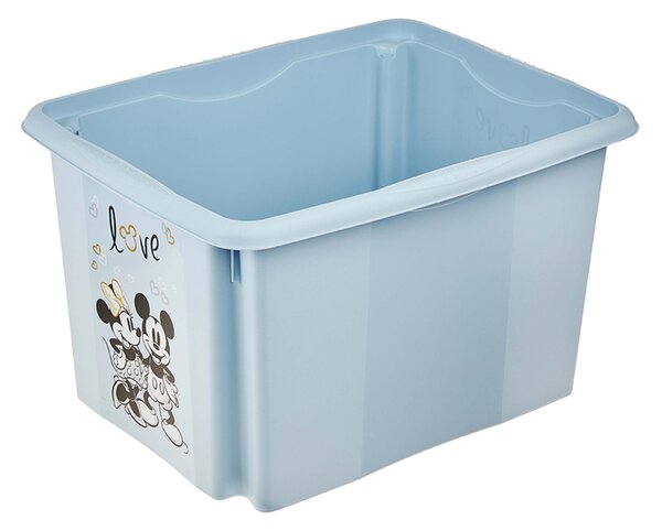 Plastový úložný box s vekom KEEEPER 30l Mickey