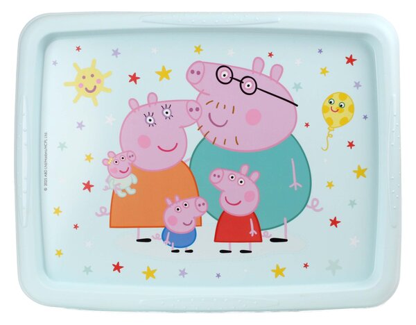 Plastový úložný box s vekom KEEEPER 30l Peppa Pig