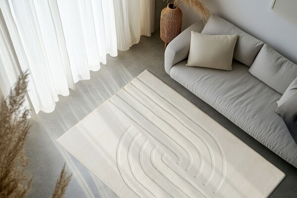 Obsession , Kusový koberec Zen Deluxe 700 Cream, 80x150, béžová, obývacia izba