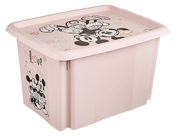 Plastový úložný box s vekom KEEEPER 30l Minnie