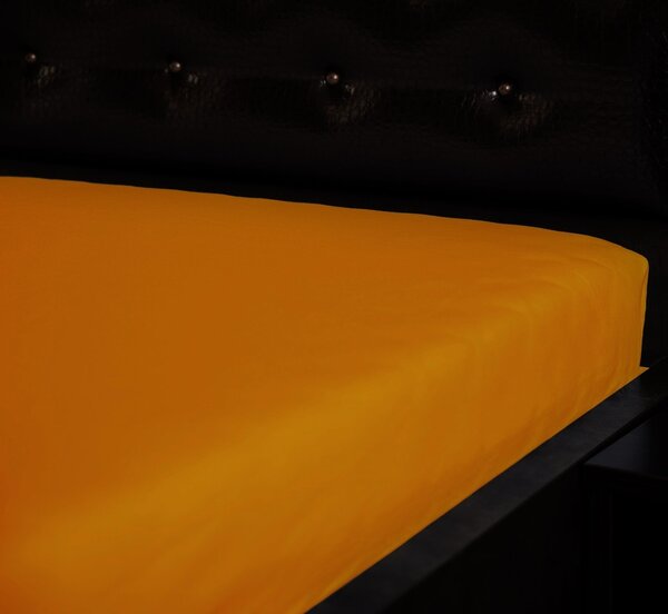 Jersey napínacia plachta Oranžová 6 Rozmer: 70 x 140 cm