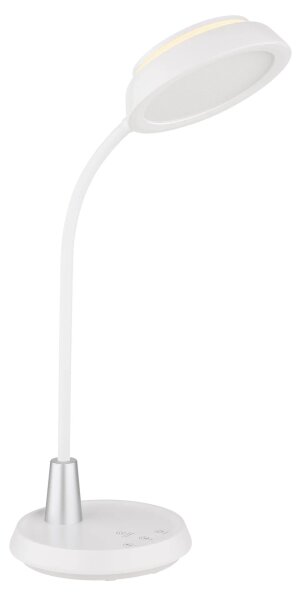 Globo 58496W - LED Stmievateľná dotyková stolná lampa KIRK LED/12W/230V biela