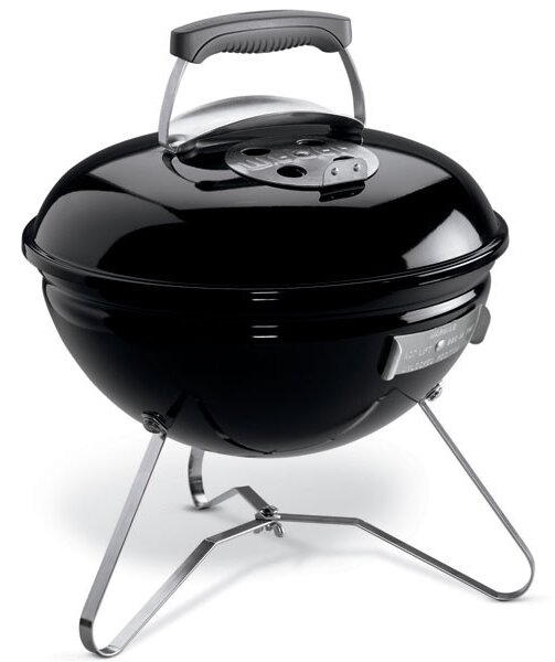 Gril na drevené uhlie Weber Smokey Joe - čierny