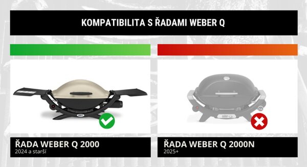 Grilovacia plancha pre grily Weber série Q 2000