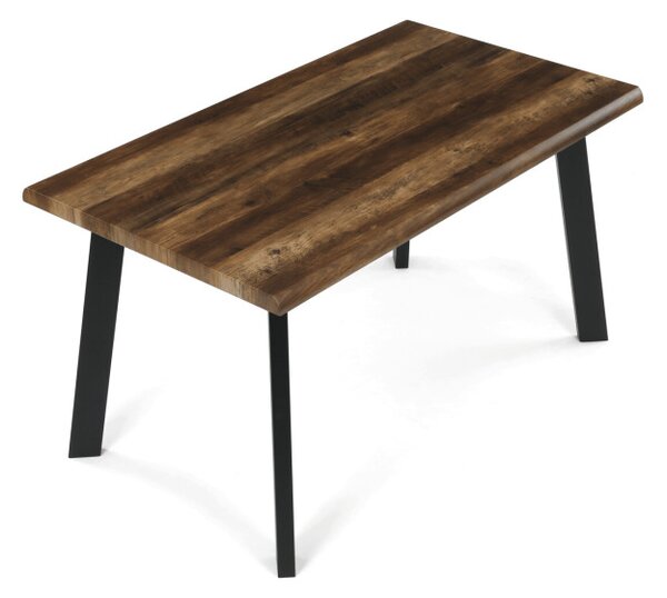 Jedálenský stôl 80x140 cm HT-F4514 OLW staré drevo