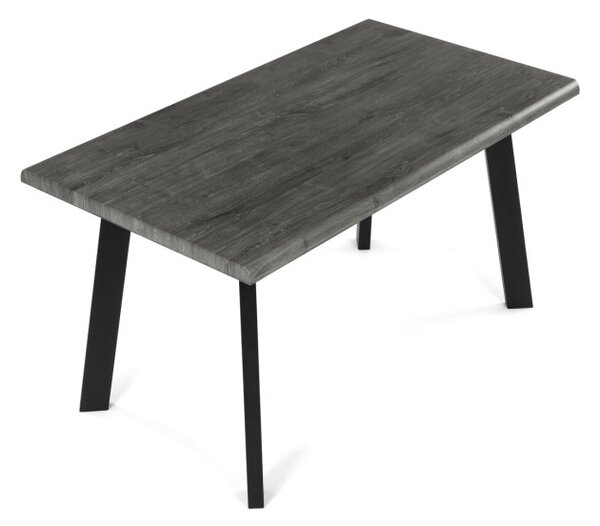 Jedálenský stôl 80x140 cm HT-F4514 GREY sivý dub