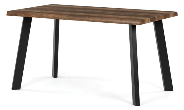 Jedálenský stôl 80x140 cm HT-F4514 OLW staré drevo
