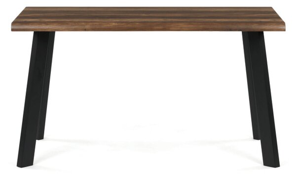 Jedálenský stôl 80x140 cm HT-F4514 OLW staré drevo
