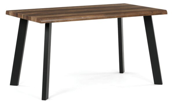 Jedálenský stôl 80x140 cm HT-F4514 OLW staré drevo