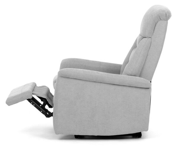Polohovacie kreslo sivé, elektrické TV-925 SIL2