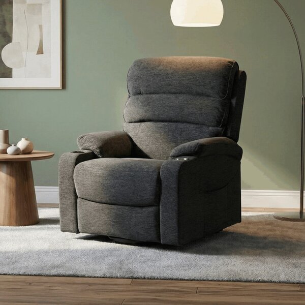 Polohovacie kreslo sivé, elektrické TV-S8348 GREY2