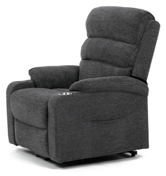 Polohovacie kreslo sivé, elektrické TV-S8348 GREY2