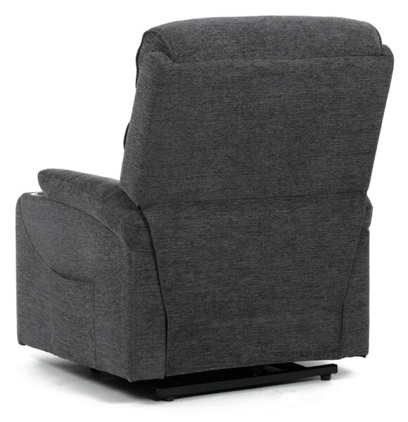 Polohovacie kreslo sivé, elektrické TV-S8348 GREY2