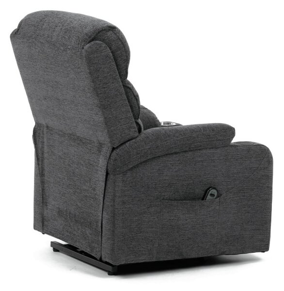 Polohovacie kreslo sivé, elektrické TV-S8348 GREY2