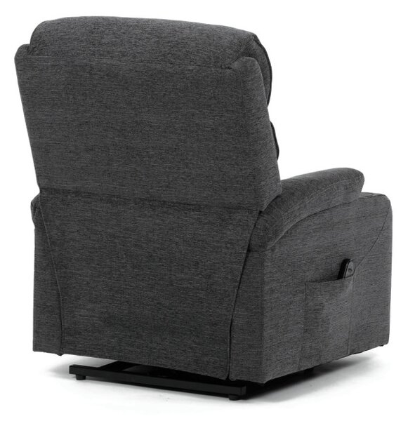 Polohovacie kreslo sivé, elektrické TV-S8348 GREY2