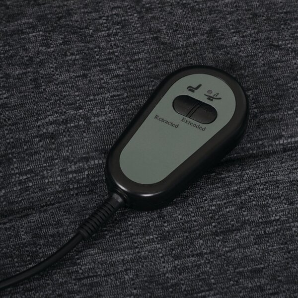 Polohovacie kreslo sivé, elektrické TV-S8348 GREY2