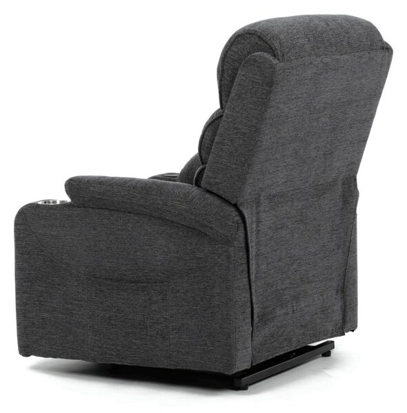 Polohovacie kreslo sivé, elektrické TV-S8348 GREY2