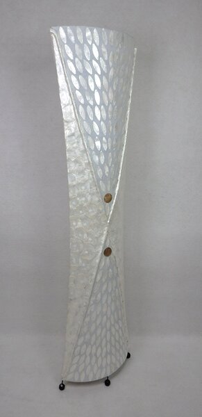 Stojacia lampa EMARAL, 150 cm, pravá perleť, ručná práca