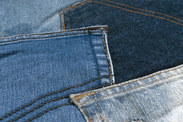 Obsession, Ručne všívaný kusový koberec My Denim Pocket 465 Blue, 80x150, modrá, chodba / predsieň
