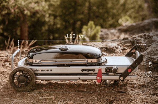 Plynový gril Weber Traveler Stealth