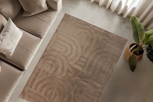 Obsession , Kusový koberec Interstellar 501 Taupe, 160x230, hnedá, obývacia izba